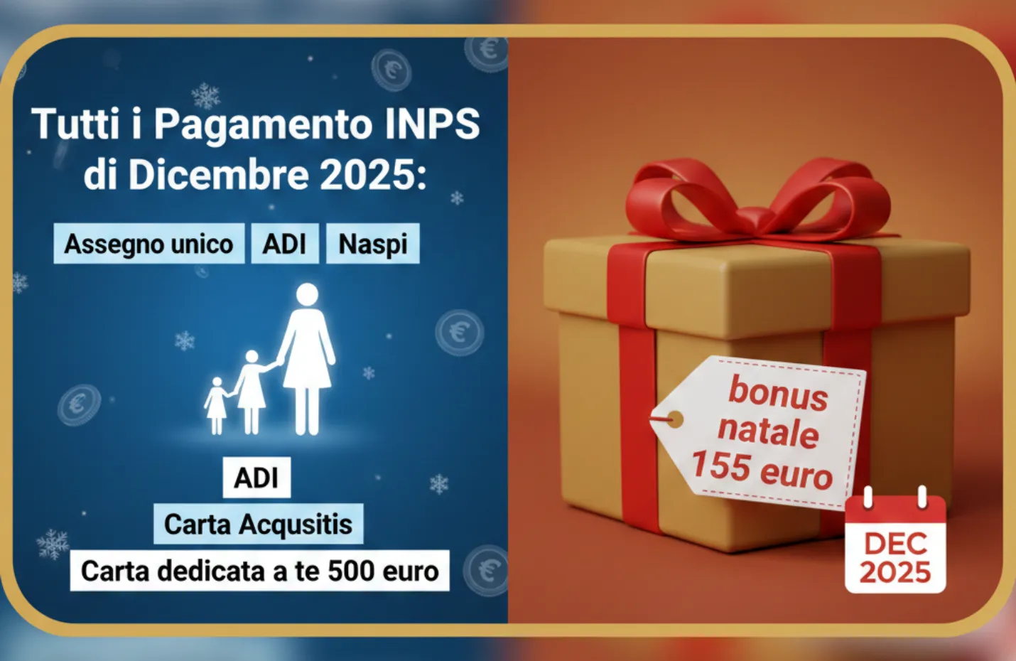 Tutti i Pagamenti INPS di Dicembre 2025